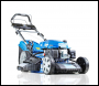 Hyundai HYM530SPE Self-Propelled Petrol Lawn Mower, (rear wheel drive), 21”/53cm Cut Width, Electric (push button) Start With Pull-Cord Back -Up