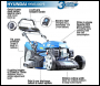 Hyundai HYM530SPE Self-Propelled Petrol Lawn Mower, (rear wheel drive), 21”/53cm Cut Width, Electric (push button) Start With Pull-Cord Back -Up