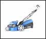 Hyundai HYM530SPE Self-Propelled Petrol Lawn Mower, (rear wheel drive), 21”/53cm Cut Width, Electric (push button) Start With Pull-Cord Back -Up