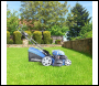 Hyundai HYM530SPE Self-Propelled Petrol Lawn Mower, (rear wheel drive), 21”/53cm Cut Width, Electric (push button) Start With Pull-Cord Back -Up