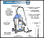 Hyundai HYVI3014 1400W 3 IN 1 Wet & Dry HEPA Filtration Electric Vacuum Cleaner 230v