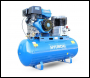 Hyundai HY140200PES Electric Start Petrol Air Compressor 29cfm, 14hp, 200L Litre Twin Cylinder Belt Drive