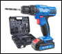 Hyundai HY2175 18v 1.5AH Li-Ion Cordless Drill with 54 Piece Drill Accessory Kit