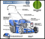 Hyundai HYM430SPR Self Propelled 17 inch  43cm 430mm 139cc Petrol Roller Lawn Mower - Includes 600ml Engine Oil