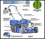 Hyundai HYM430SPER Self Propelled 17 inch  43cm 430mm 139cc Electric Start Petrol Roller Lawn Mower - Includes 600ml Engine Oil