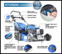 Hyundai HYM480SPER 19 inch  48cm 480mm Self Propelled 139cc Petrol Roller Lawn Mower - Includes 600ml Engine Oil