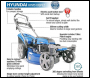 Hyundai HYM510SPEZ 20 inch  51cm 510mm Self Propelled ZERO-TURN ULTRA LOW CUT Lawn Mower Electric Push Button Start 196cc Petrol Lawn Mower - Includes 600ml Engine Oil