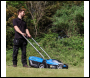 Hyundai HYM40LI330P 40V Lithium-Ion Cordless Battery Powered Roller Lawn Mower 33cm Cutting Width With Battery & Charger