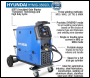 Hyundai HYMIG-350GDL MIG DC Inverter Welder, 400V Three Phase, Pro Series