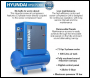 Hyundai HYSC75300 7.5hp 300 Litre Screw Compressor | HYSC75300