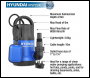 Hyundai HYSP250C 250w Electric Clean Water Submersible Pump | HYSP250C