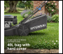Hyundai 17 inch  / 43cm Self-Propelled Petrol Lawnmower, 139cc, Mulching - HYM17150SPX