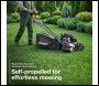 Hyundai 22 inch  / 56cm Self-Propelled Petrol Lawnmower, Electric Start, 3-in-1 - HYM22200SPEX