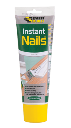 Everbuild Instant Nails Easi Squeeze - White - C2 - Box Of 12