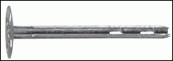 Spit Isomet Fire Resistant Insulation Anchor Galvanised - 30-80mm, 8mm, 80mm, 30mm (per 250)