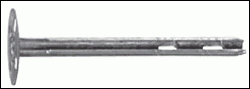 Spit Isomet Fire Resistant Insulation Anchor Galvanised - 120-170mm, 8mm, 170mm, 120mm (per 250)