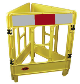 JSP 3 Gate Workgate Barrier (Red or Yellow)