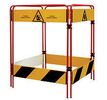 JSP Four Gate Hazard Warning Barrier