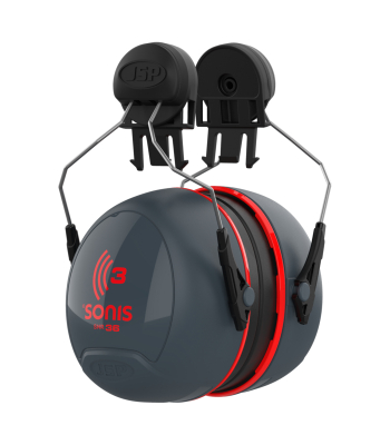 JSP AEB040-0C1-A00 JSP Sonis® 3 Helmet Mounted Ear Defenders 36dB SNR To Suit JSP Powercap® Infinity® and JSP Evo Helmet ranges - Pack of 10