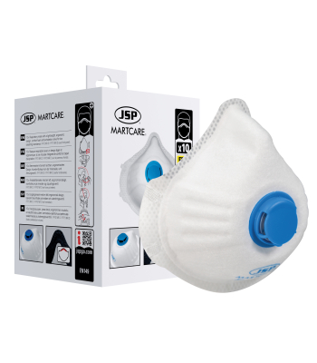 JSP Martcare® Disposable Moulded Mask (M32) FFP3V - Box of 10 - BEH130-002-A00