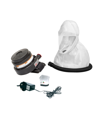 JSP JETSTREAM Powered Air Respirator - 8 Hour Switch and Go Unit - Gas/Vapour Version c/w A2PSL Filter
