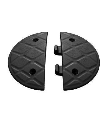 JSP 5cm End Caps for Jumbo™ - Black (Per Pair) - HAM000-821-100