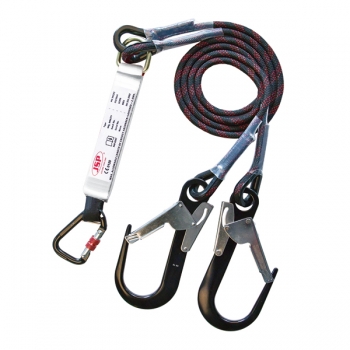 JSP Pioneer 2m Twin Tail Lanyard - Code FAR0207