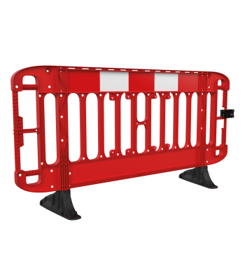 JSP Titan® 2M Traffic Barrier Anti-Trip Black Feet - Red - Code KBP073-300-600