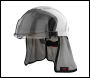 JSP Neck Cape Grey suits JSP Safety Helmets - Code AHV180-000-400