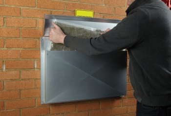 KingFisher Wall Mounted Metal Storage Box for UniPlug Clay Drain Covers - DP9925