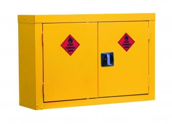 KingFisher Hazardous Storage Wall Cabinet (2 Doors, 1 Shelf) - 850x255x570mm - HS7720