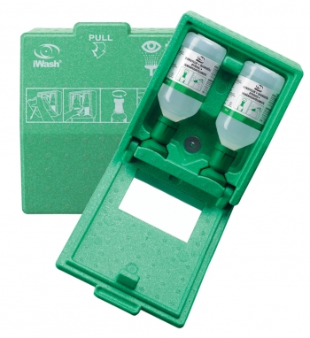 iWash Dustproof Station with 2 x Saline iWash? 500ml Bottles - IW4530