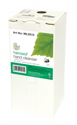 Hanzl HANOSOL 1.4L Bag-in-box - Medium Duty Hand Cleanser  (Pack of 8) - ML2010