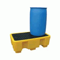 KingFisher 2 x 205L Drum Spill Pallet (250L Sump) - 1300x750x440mm - PB7621