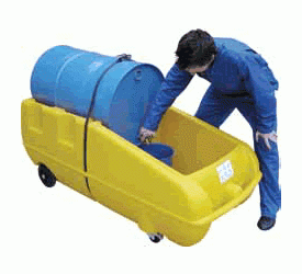 KingFisher Bunded Single Drum Trolley (250L Sump) - 1740x815x680mm - PB7680