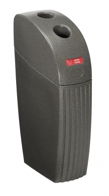 KingFisher Royale Recycling Bin c/w Cans & Bottles Lid (Granite Grey) - RB8450