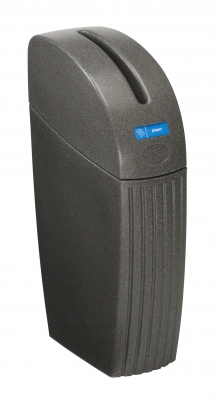 KingFisher Royale Recycling Bin c/w Paper Slot Lid (Granite Grey)  - RB8451