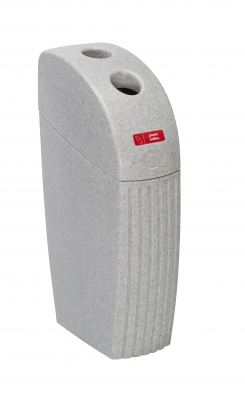 KingFisher Royale Recycling Cans & Bottles Lid (Marble White)  - RB8460