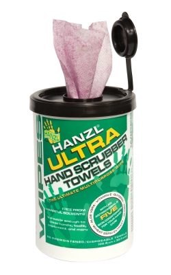Hanzl� ULTRA Wipes - Hand Scrubber Towels-Solvent Free  (Pack of 4) - WP3510