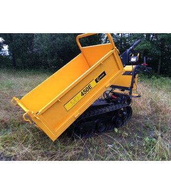 Lumag MD450E 450kg Electric Tracked Dumper with Manual Tip - 60v Tracked Electric Dumper With Cargo Box