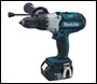Makita BHP451RFE3 Very Heavy Duty Cordless 18 Volt Combi Drill - 13mm Keyless Chuck (Supplied with 3 x 3.0Ah Lithium Ion  Batteries)
