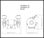 METABO DS150 240v - Bench grinder - 150mm wheel - Code 619150000