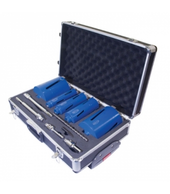 Mexco 11 Piece Dry Core Drill Kit Slotted XCEL Range - A11DCDKIT5
