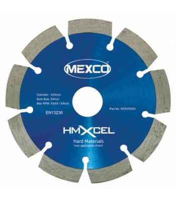 Mexco 125mm Hard Materials XCEL Range - HMXCEL12522