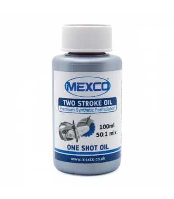 Mexco One Shot Oil - 2 Stroke, Red, 100ml, 50:1 Mix - MEXSHOT