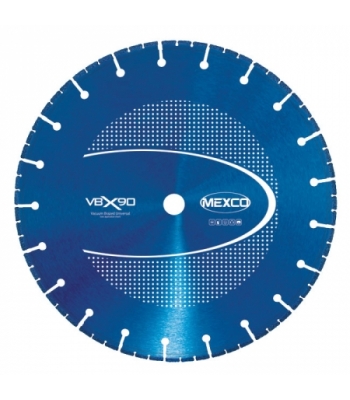 Mexco 300mm Vacuum Brazed Blade Multi-use X90 Range 20mm Bore - VBX9030020