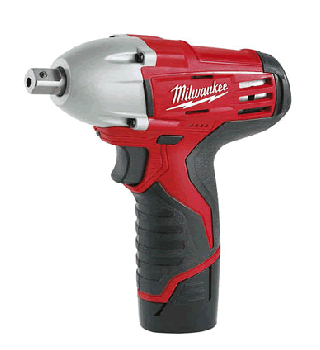 Milwaukee C12IW-32 12 Volt Compact Impact Wrench (2 x 1.5Ah Lithium-Ion Batteries)