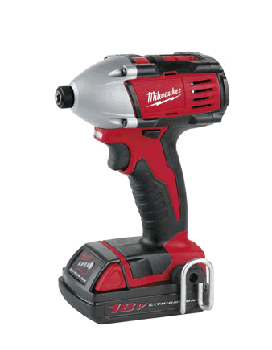 Milwaukee C18ID-32 18 Volt Cordless Compact Impact Driver (3.0Ah Lithium-Ion Batteries)