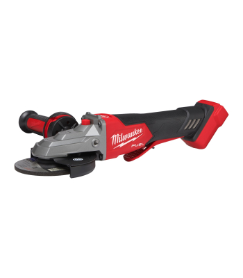 Milwaukee M18 FUEL™ 125 mm Flathead Braking Angle Grinder With Paddle Switch - Model M18FSAGF125XPDB-0X