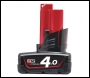 Milwaukee M12™ 4.0 Ah Battery - Model M12B4